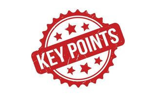 Key Points rubber grunge stamp seal vector