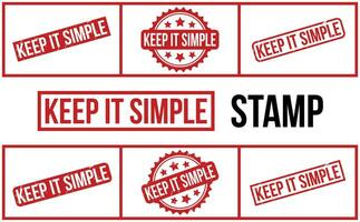 Keep It Simple Rubber Stamp Set Vector