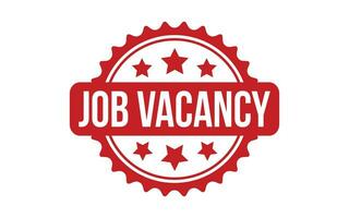 Job Vacancy rubber grunge stamp seal vector