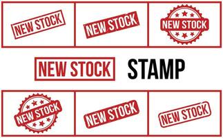 New Stock Rubber Stamp Set Vector