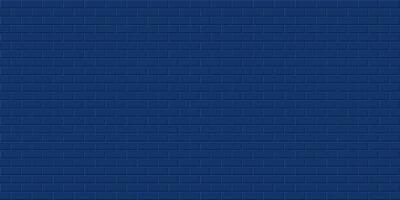 Dark blue brick wall background, Abstract geometric seamless pattern design, Vector illustration