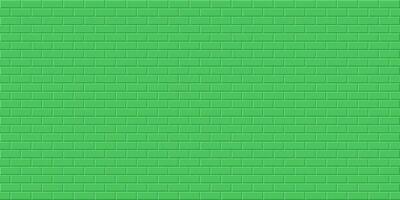 Green brick wall background, Abstract geometric seamless pattern design, Vector illustration