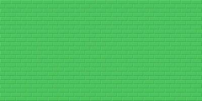 Green brick wall background, Abstract geometric seamless pattern design, Vector illustration