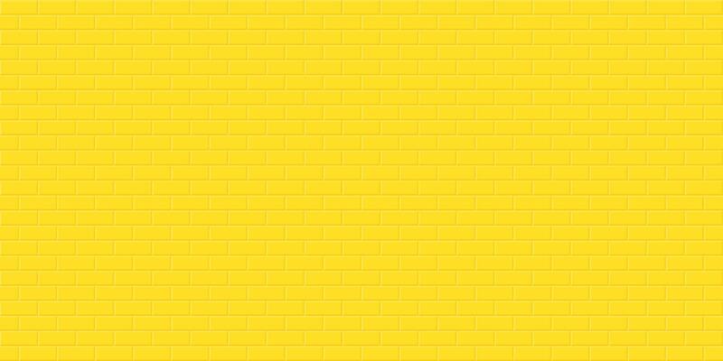 Yellow brick wall background, Abstract geometric seamless pattern design, Vector illustration
