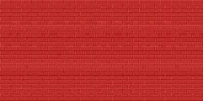Red brick wall background, Abstract geometric seamless pattern design, Vector illustration