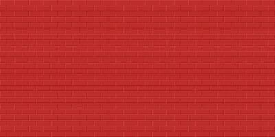 Red brick wall background, Abstract geometric seamless pattern design, Vector illustration