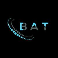 BAT letter logo creative design. BAT unique design. vector