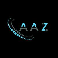 AAZ letter logo creative design. AAZ unique design. vector