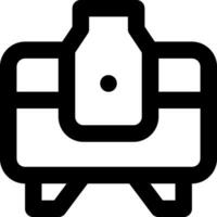 This icon or logo is found about home stuff icon or other where it explains the tools or equipment that help with work at home  like washing etc and can be used for web, application and logo design vector