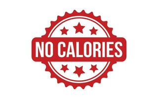 No Calories rubber grunge stamp seal vector
