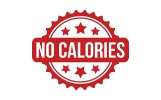 No Calories rubber grunge stamp seal vector