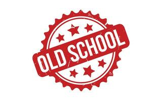 Old School rubber grunge stamp seal vector