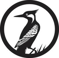Black Woodpecker Vector Logo A Logo That Will Help You Generate Leads Black Woodpecker Bird Logo A Logo That Will Help You Boost Sales