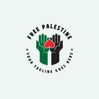 gratis Palestina logo vector