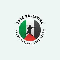 gratis Palestina logo vector