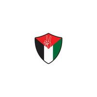 free palestine logo vector