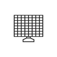 solar panel icon vector