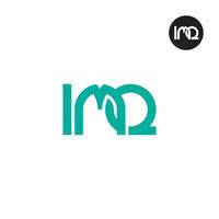 Letter IMQ Monogram Logo Design vector