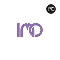 Letter IMO Monogram Logo Design vector