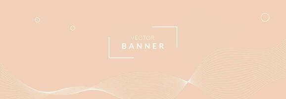 Abstract vector banner design template.