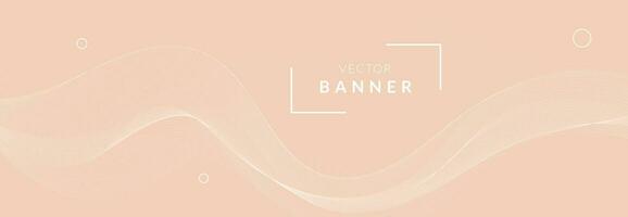 Abstract vector banner design template.