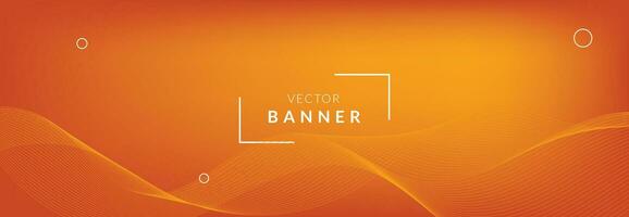 Abstract vector banner design template.