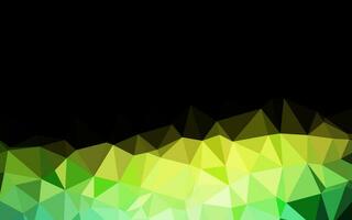 Dark Blue, Yellow vector polygon abstract layout.
