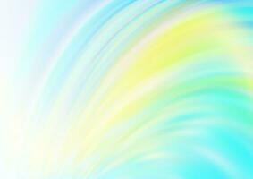 Light Blue, Yellow vector background with liquid shapes.