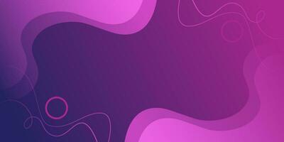 Abstract blackground purple color curve with modern line and shape, Gradient fluid shapes vector