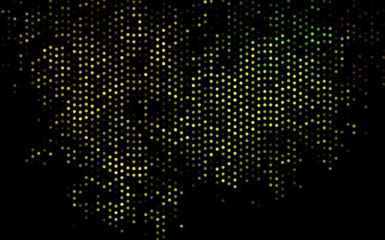 textura de vector azul oscuro, amarillo con discos.