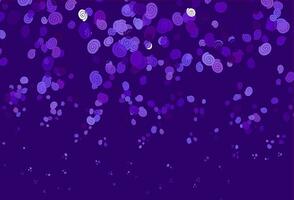 Light Purple vector pattern with liquid shapes.