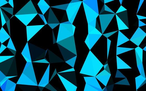 Light BLUE vector polygonal pattern.