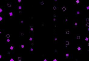 Dark Purple vector backdrop with lines, rectangles.