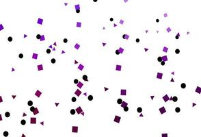 Light Purple vector texture in poly style with circles, cubes.