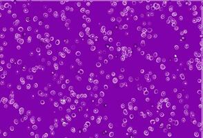 Light Purple vector pattern with spheres.