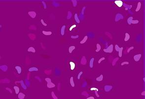 Light Purple vector background with abstract forms.