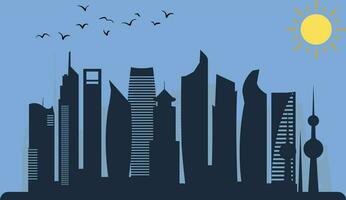 skylines vector design