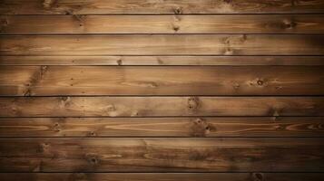 brown wooden background with blank space for graphic design element. generative AI photo