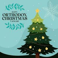 Happy Orthodox Christmas Berlarus illustration vector background. Vector eps 10