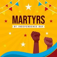 Martyrs of Independence Day Congo illustration vector background. Vector eps 10