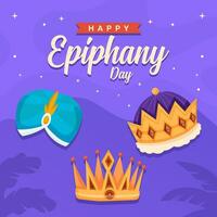 Happy Epiphany Day illustration vector background. Vector eps 10