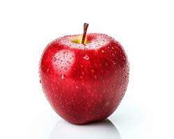 Photo of Water apple isolated on white background. Generative AI