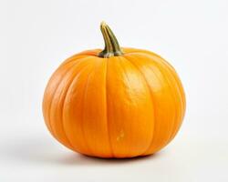 Photo of Pumpkin isolated on white background. Generative AI