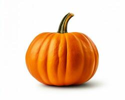 Photo of Pumpkin isolated on white background. Generative AI