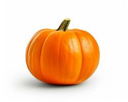 Photo of Pumpkin isolated on white background. Generative AI