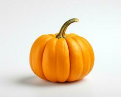 foto de calabaza aislado en blanco antecedentes. generativo ai