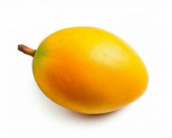 Photo of Mango isolated on white background. Generative AI