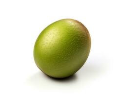 Photo of Kiwi isolated on white background. Generative AI