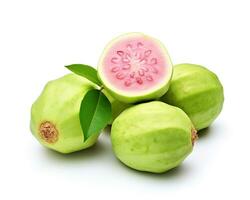 Photo of Guavaberry isolated on white background. Generative AI