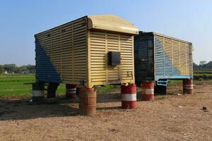 mini cargo container car box photo